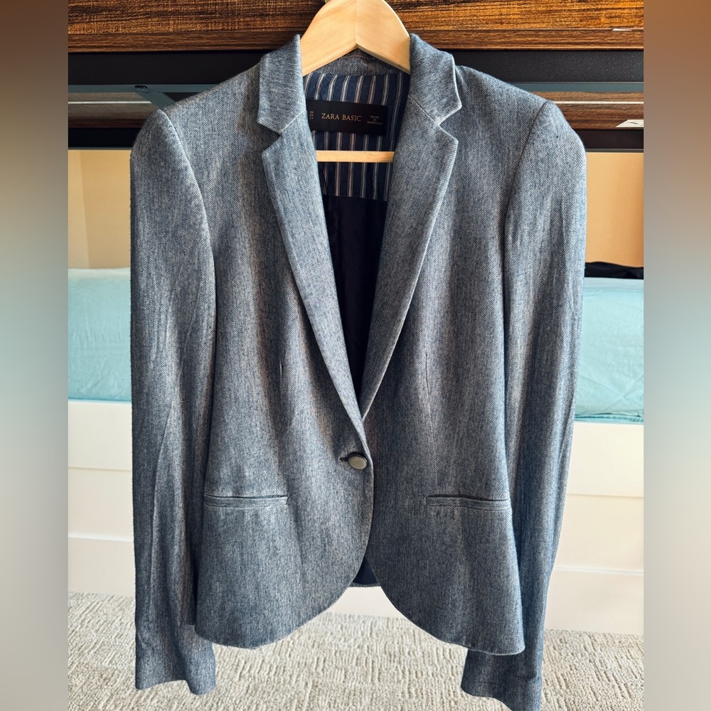 Zara Blazer Blue